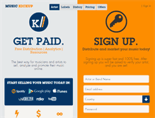 Tablet Screenshot of musickickup.com